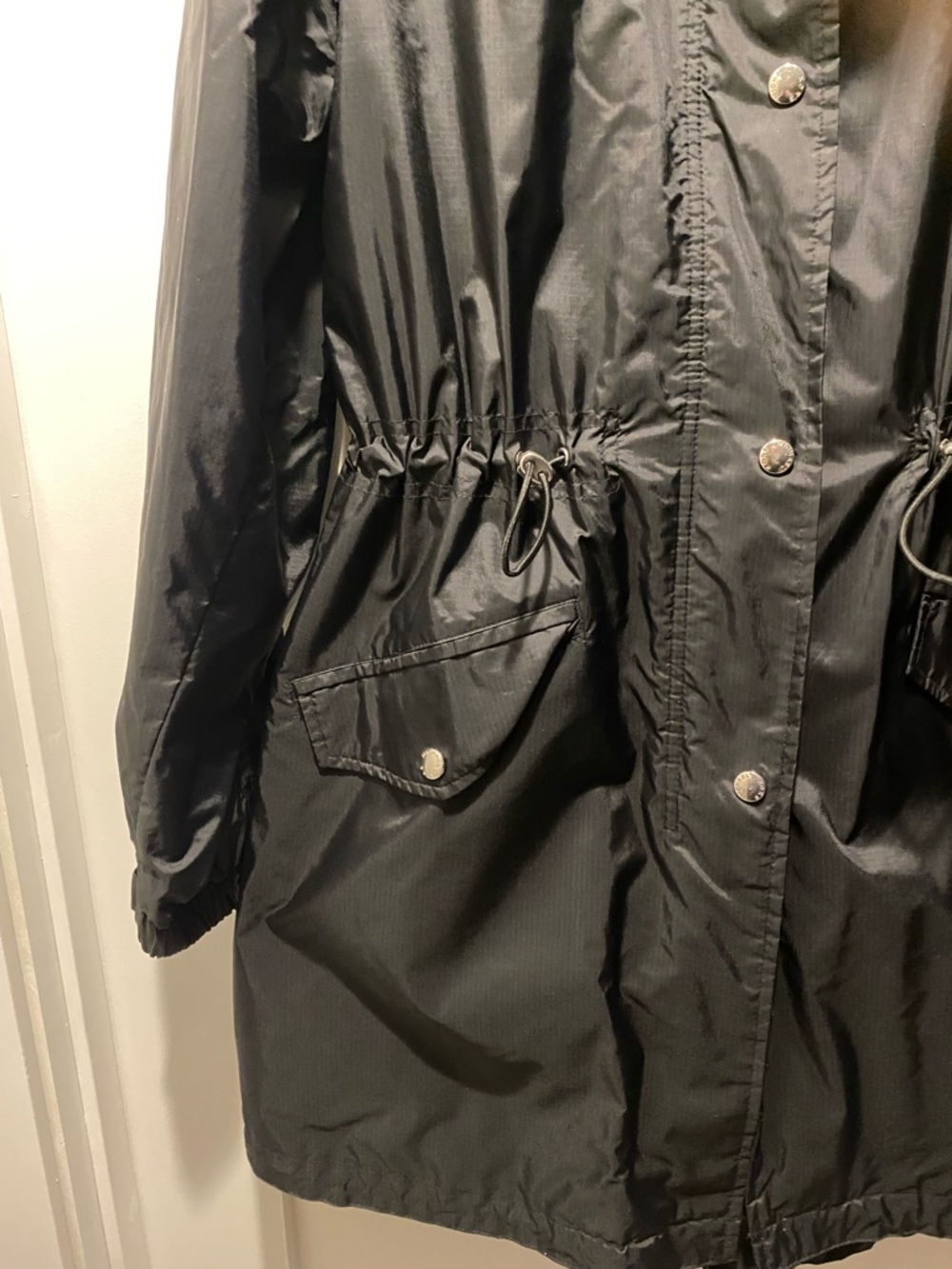 Michael Kors Black Drawstring spring Jacket - Picture 2 of 7